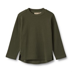 Wheat sweatshirt Robyn - Pine needle